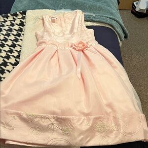Bonnie Jean Light Pink Floral Girl’s Dress